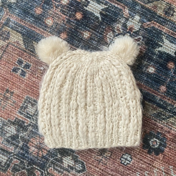 UO Cooperative Fuzzy Bear Beanie - Picture 2 of 3